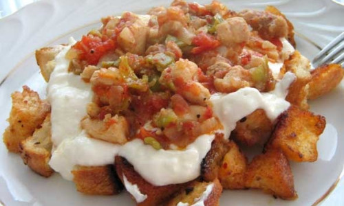 Tavuklu Bayat Ekmek Kebabı