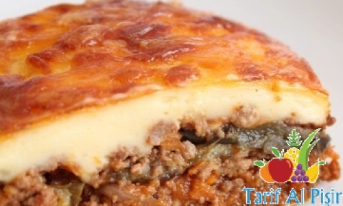 Fırında Patlıcan Musakka, Beşamel Soslu